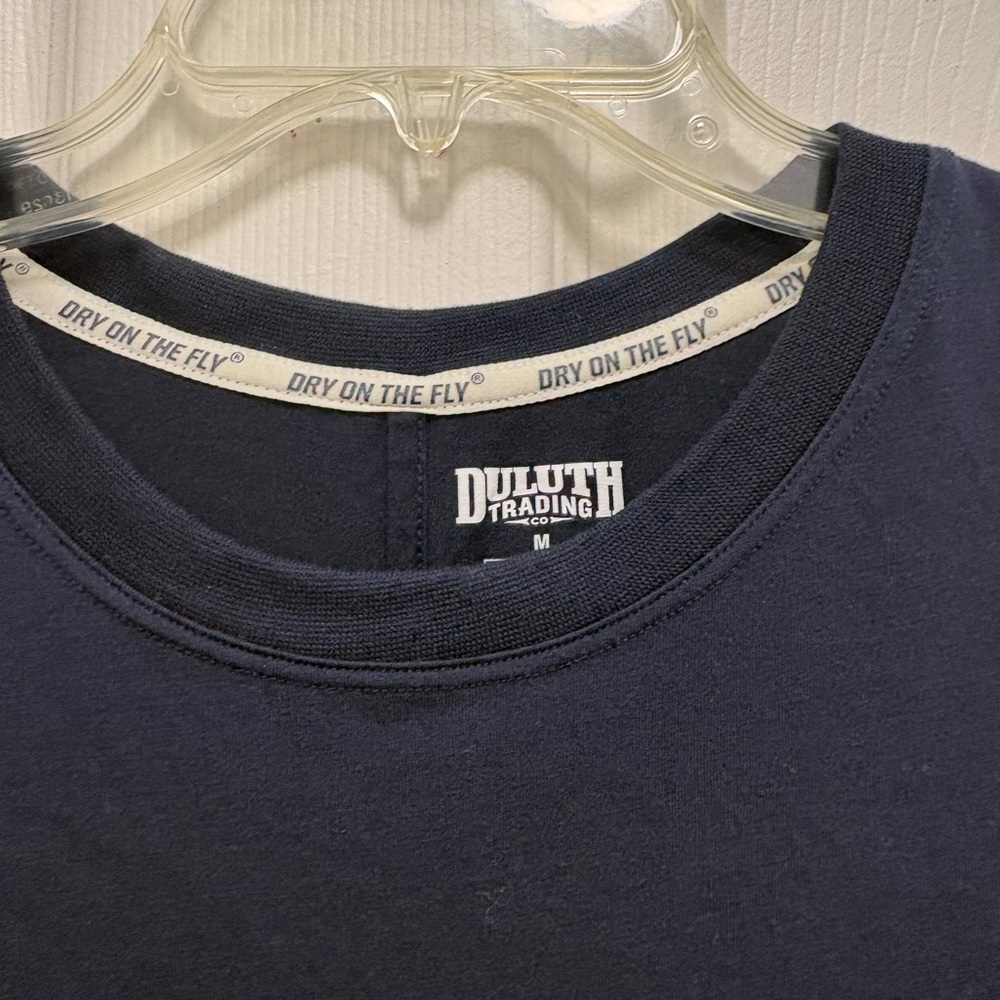Duluth Trading Co Navy Short Sleeve Crew Tee - Picture 6 of 6